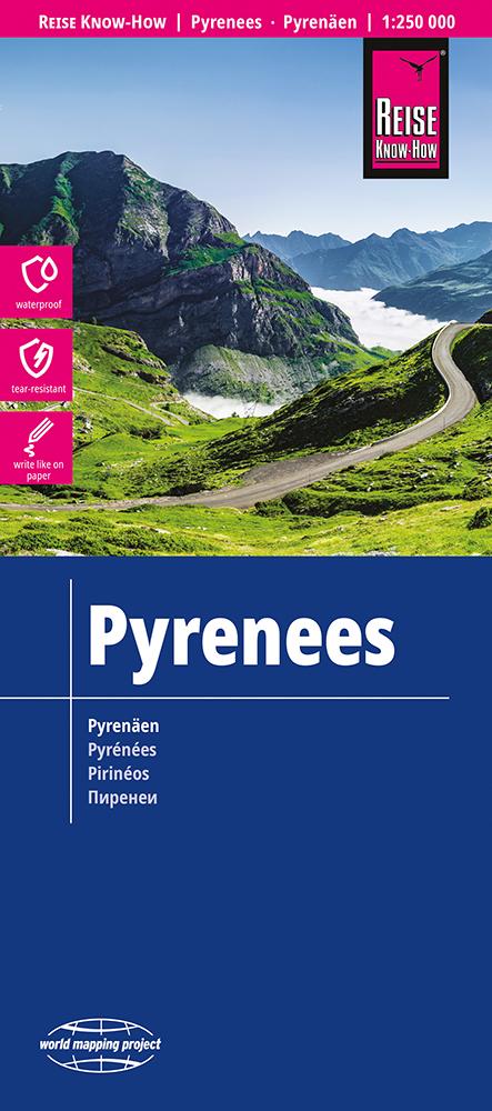 Cover Landkarte Pyrenäen