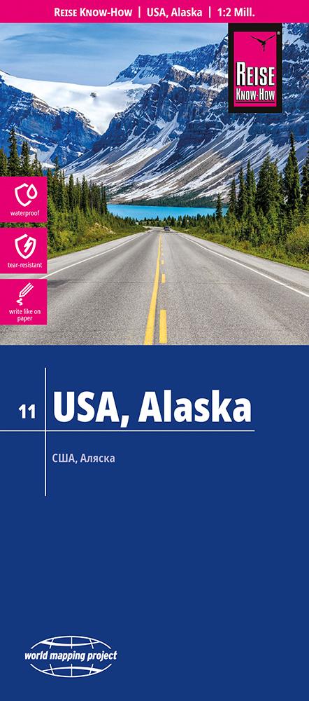 Landkarte USA, Alaska 2025 Cover
