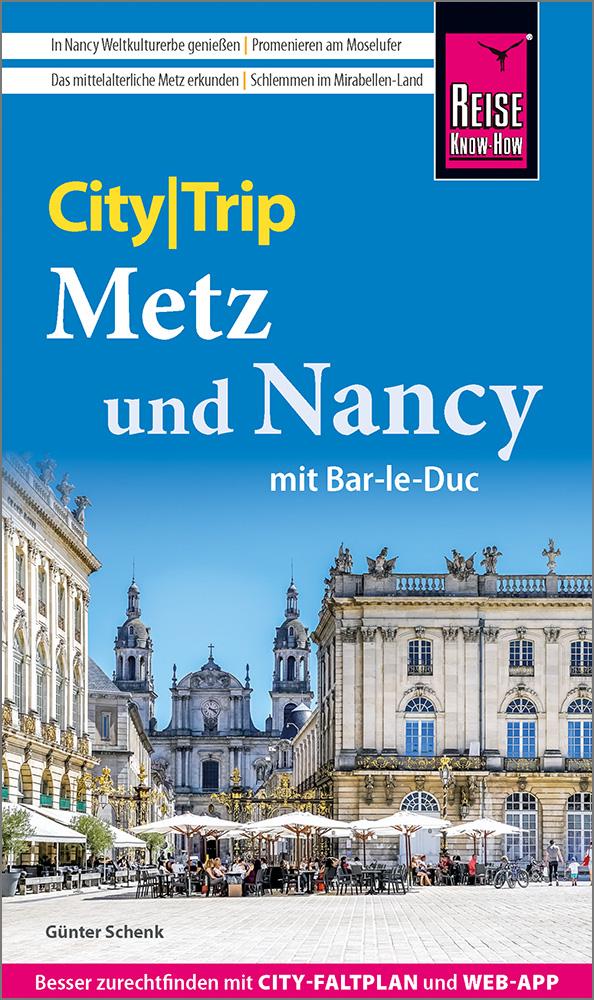 Buchcover Reiseführer CityTrip Metz und Nancy mit Bar-le-Duc