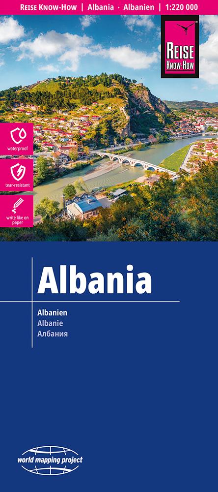 Landkarte Albanien 2025 Cover