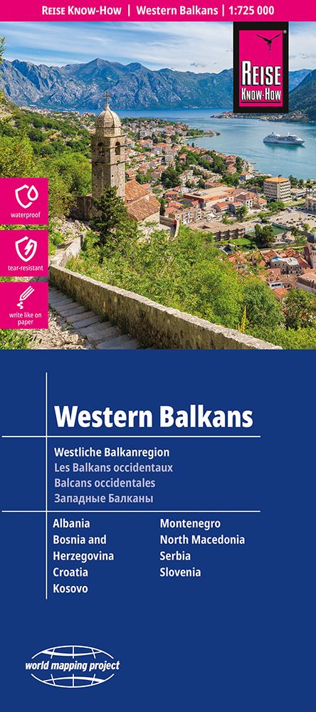Landkarte Westliche Balkanregion 2025 Cover