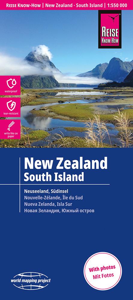 Landkarte Neuseeland Südinsel Cover 2026