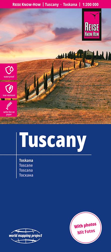 Cover Landkarte Toskana