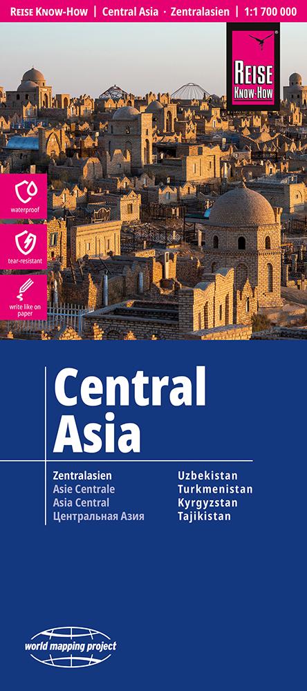 Cover Landkarte Zentralasien