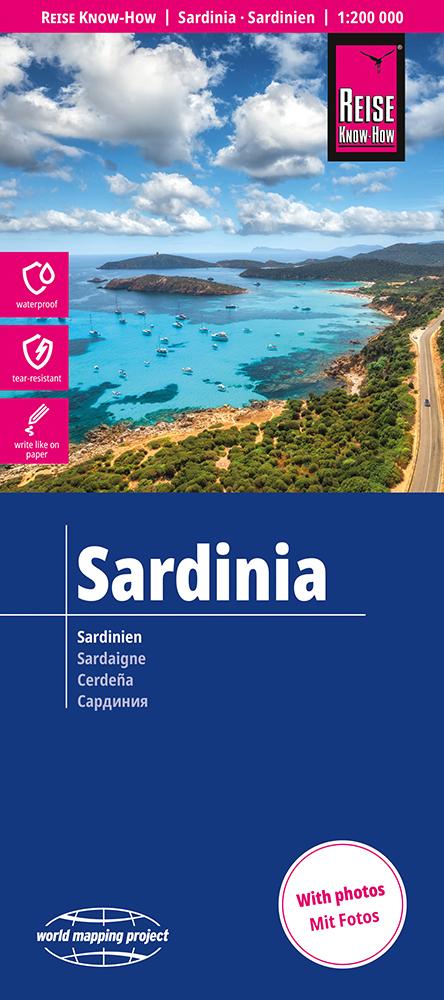 Cover Landkarte Sardinien