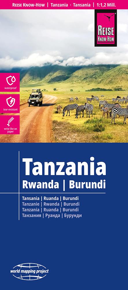 Landkarte Tansania 2026 Cover
