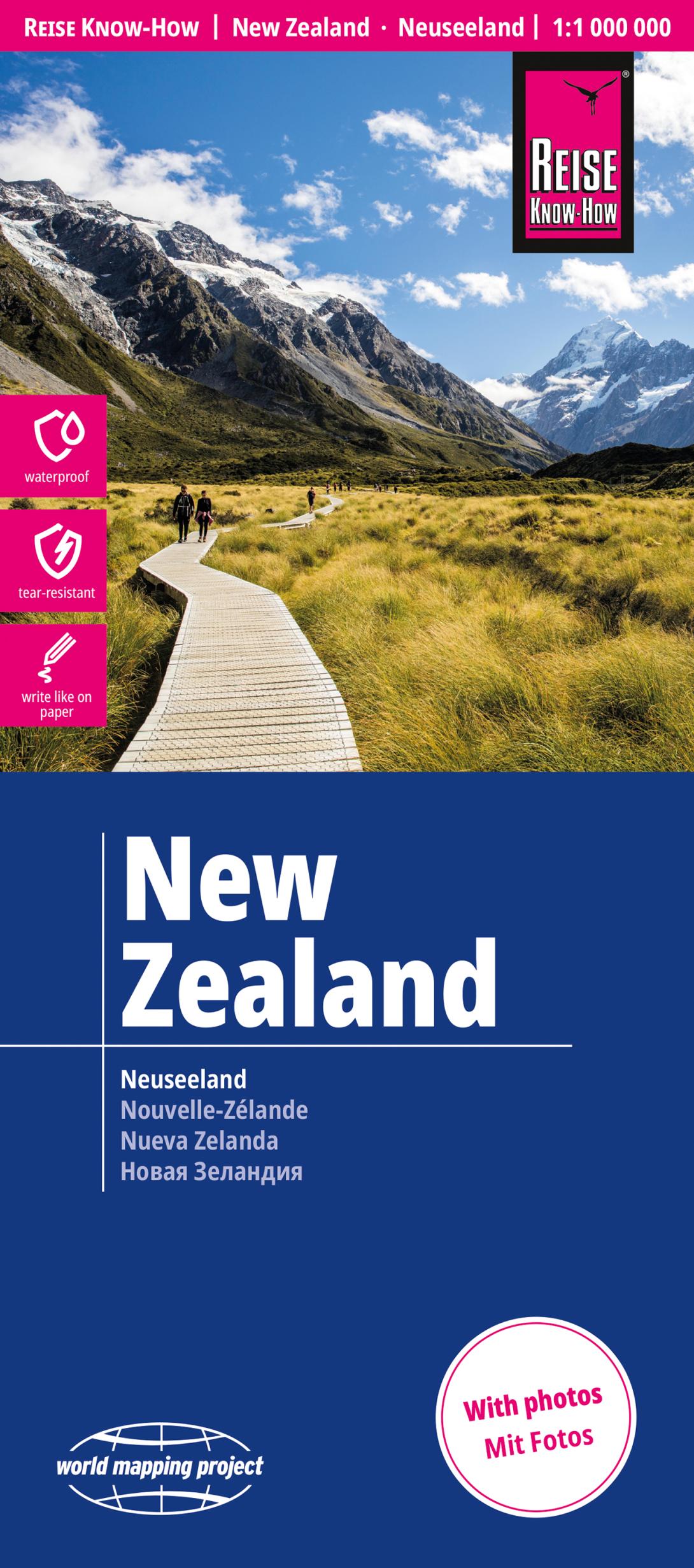 Landkarte Neuseeland 2026 Cover