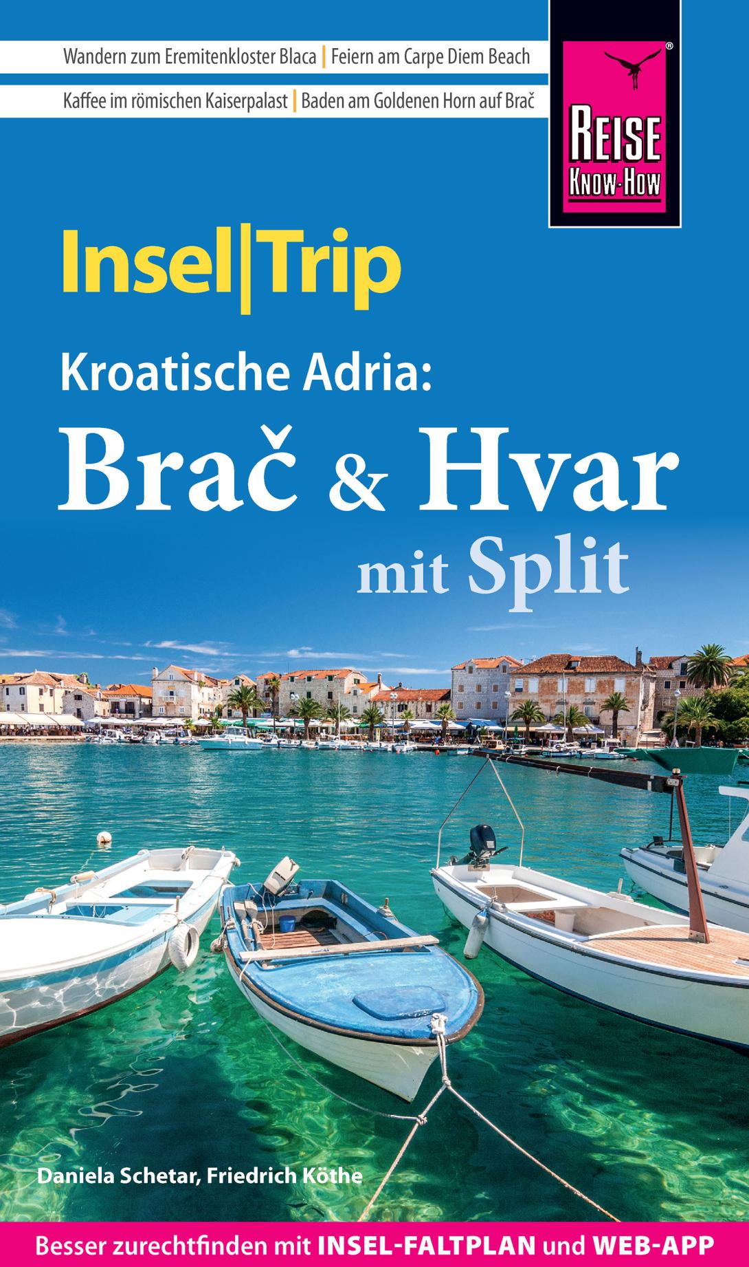 Buchcover InselTrip Kroatische Inseln: Brač & Hvar mit Split